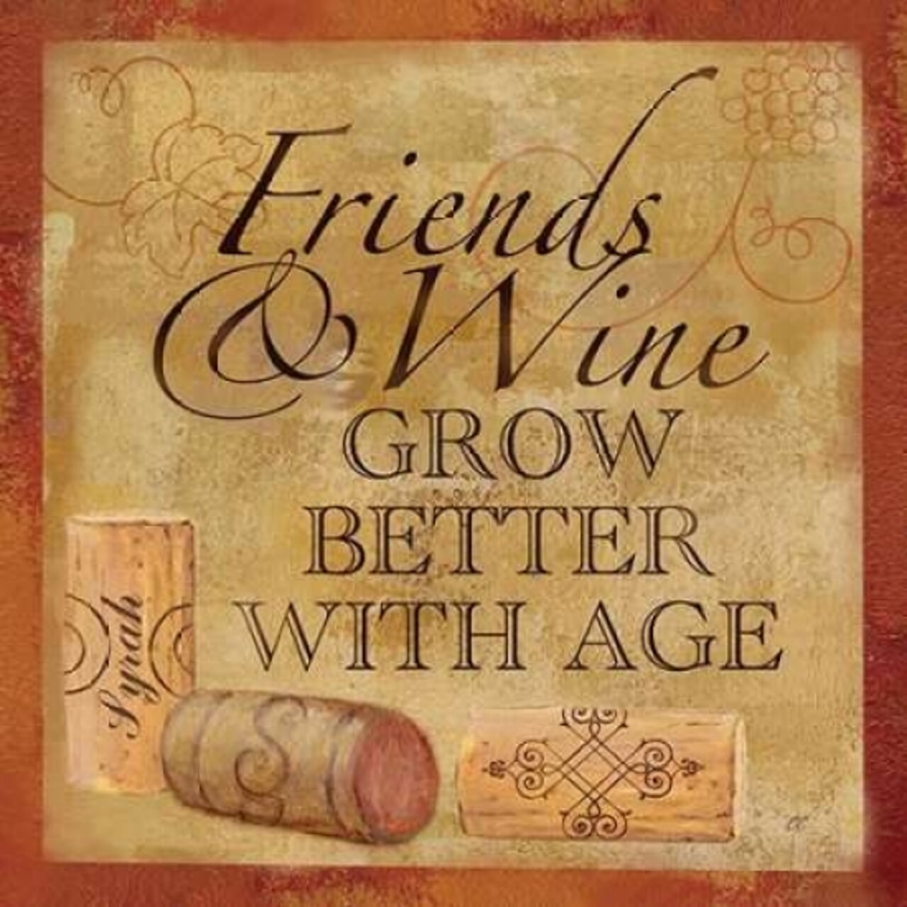 Wine Cork Sentiment IV Poster Print by Cynthia Coulter - Item # VARPDXRB7426CC